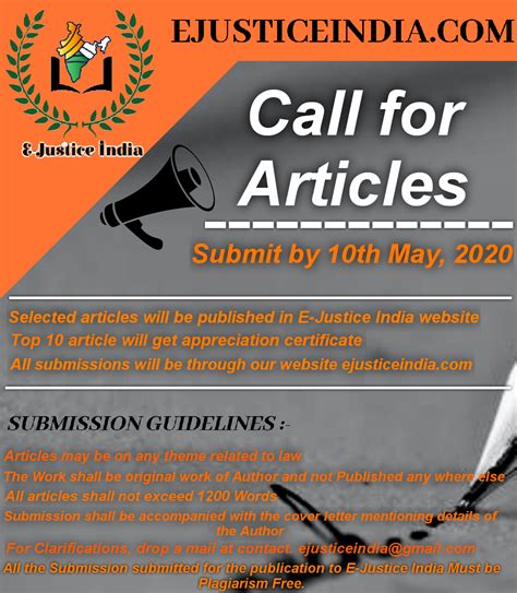 Call for Articles .